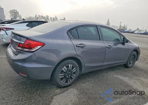 2014 Honda Civic Lx из США, поврежденный, VIN 19XFB2F55EE227797